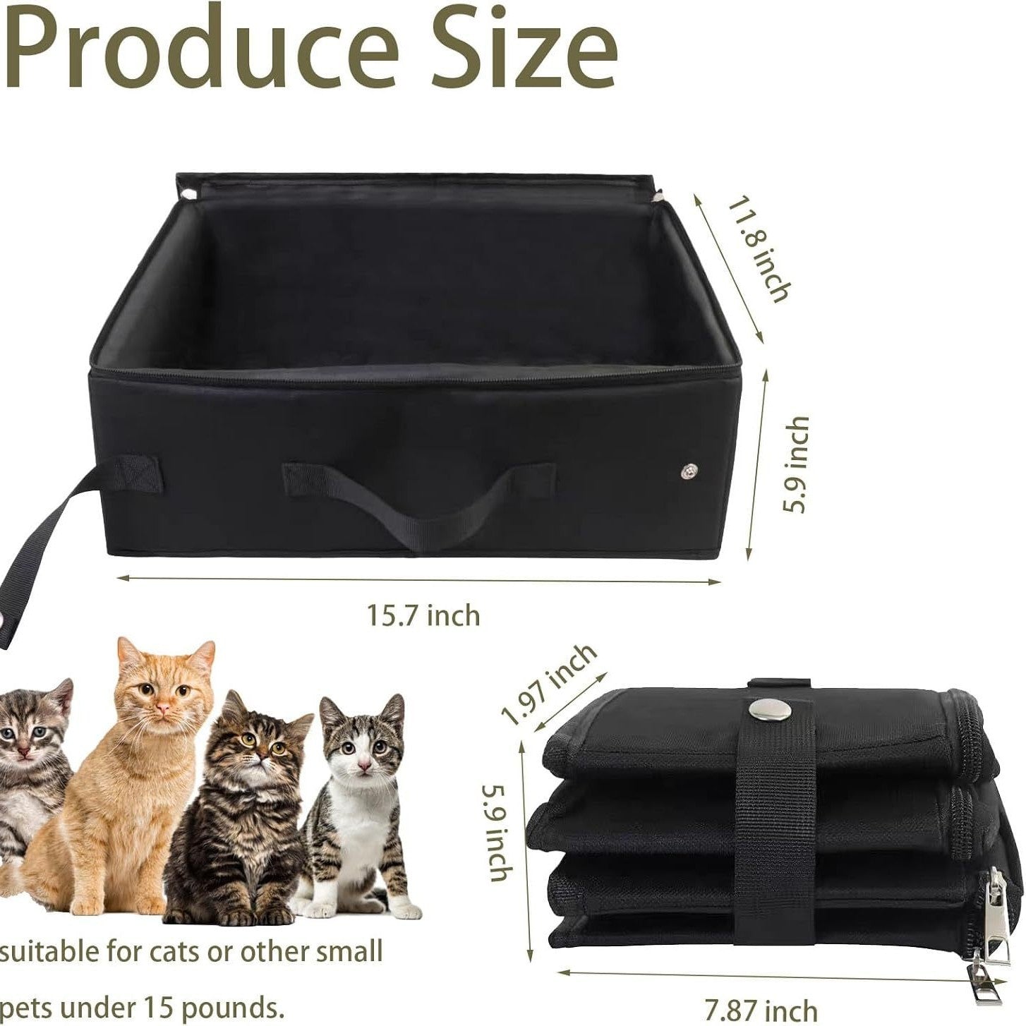 Cat Travel Litter Box