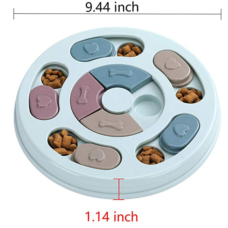 Household Pets Dog Puzzle Feeding Bowls