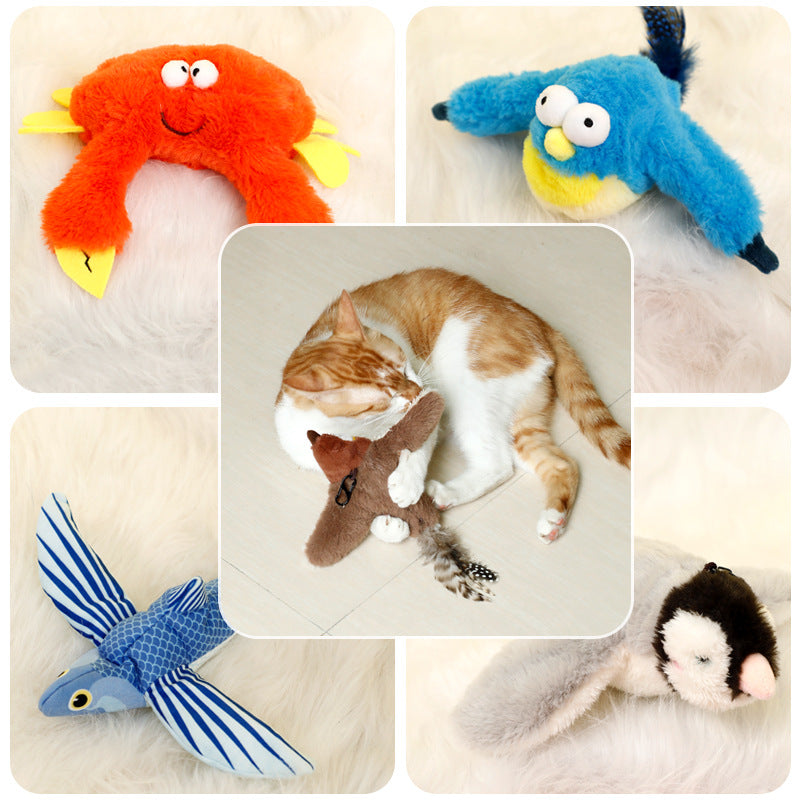Sound-Activated Flapping Pet Plush