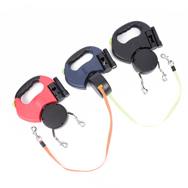 DoubleWalk™ LED Dual Dog Leash