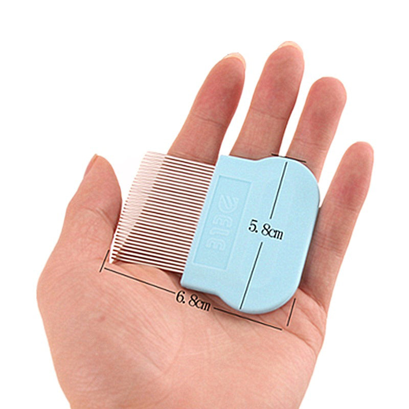 Pet Dog Dog Mouth Hair Comb Needle Comb Row Comb Flea Removal Teddy Than Bear Face Hair Comb Open Knot Fluffy Cleaning Supplies